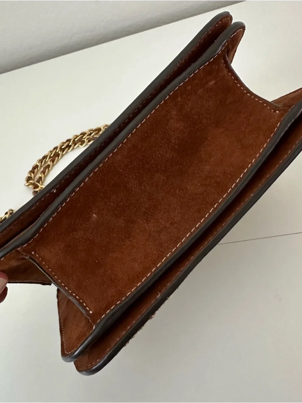 Tory Burch Britten Crochet Small Adjustable Shoulder Bag